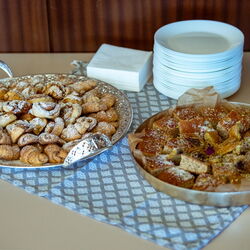 Süßigkeiten am Buffet